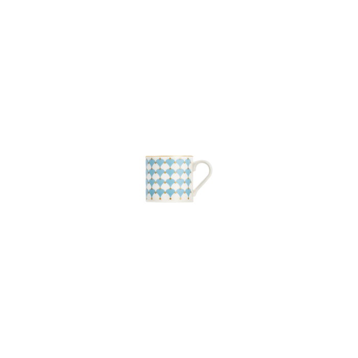 Hermia Peyda - Juego de tazas de café Azul Claro (4 piezas)